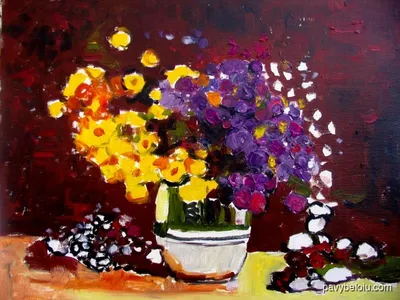 flori de camp cu vas